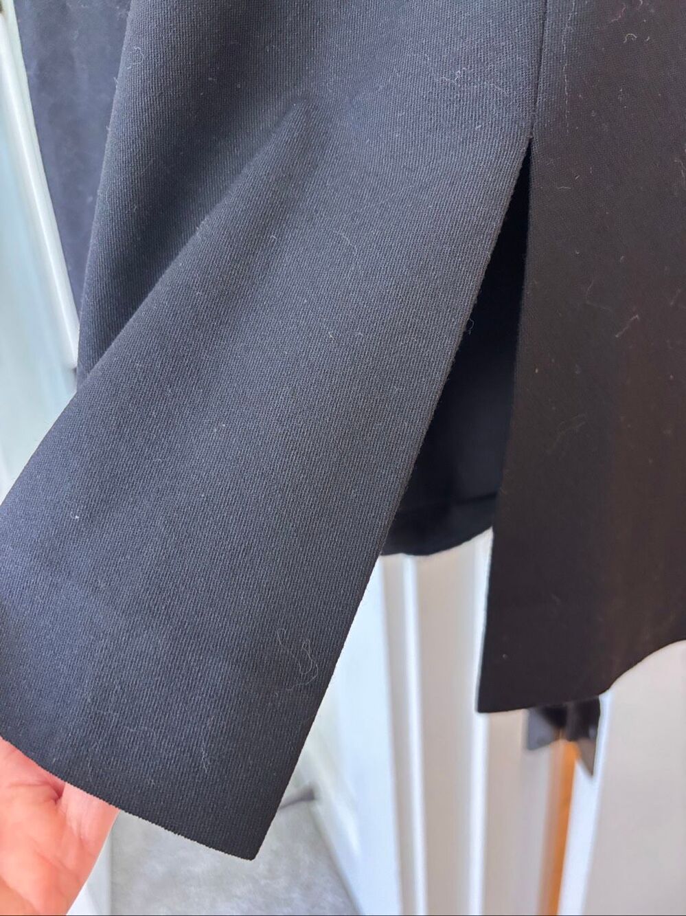 Ralph Lauren Black Wool Sleeveless Mock-Neck Midi Sheath Dress C18 Sz 8P $218 - Picture 6 of 9
